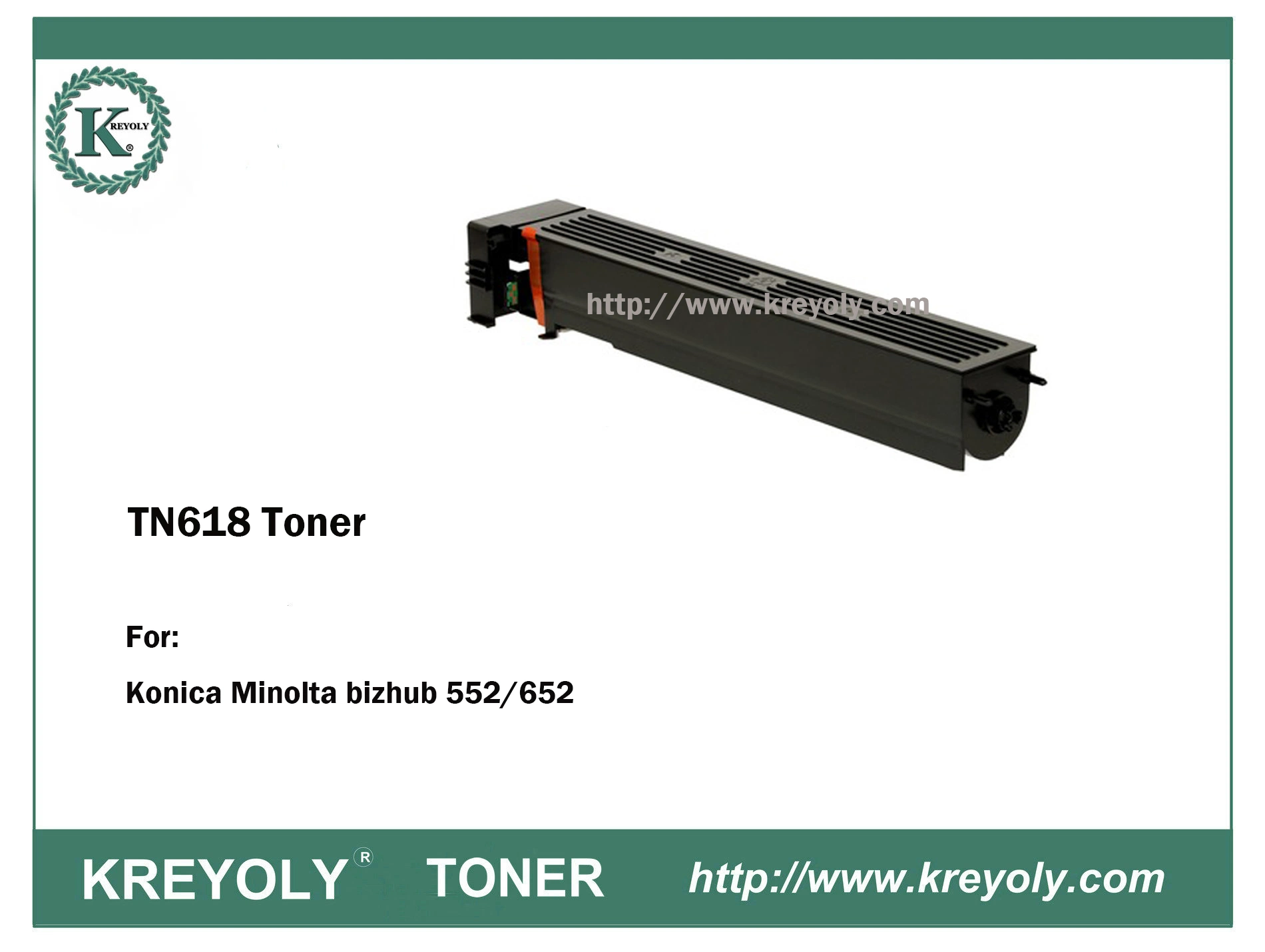 TN618 TONER FOR KONICA MINOLTA BIZHUB 552/652