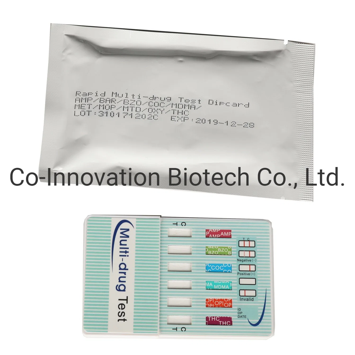 Urine Specimen Testing Medical Disposables Multi-Drug Test DIP Card