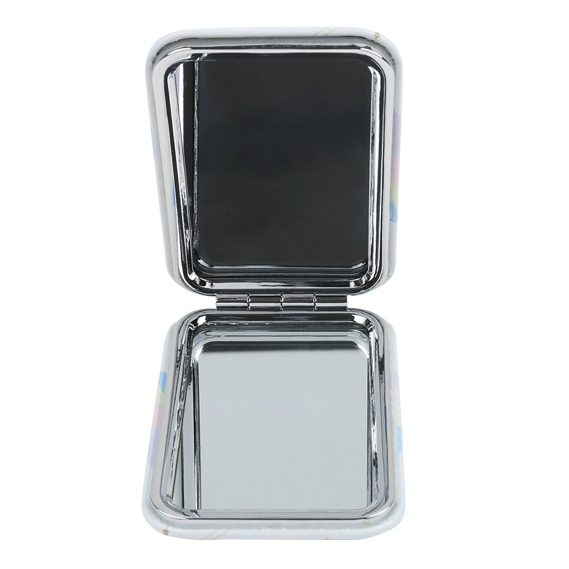 Tragbarer Folding Compact Make-Up-Spiegel Schönheit Pocket Spiegel Square Mini Make-up Spiegel für Frau