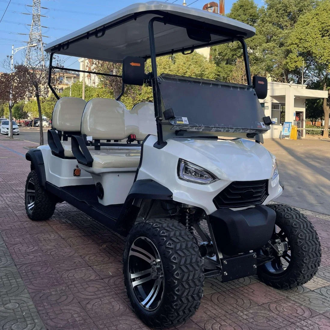 Carro do carro elétrico do carro do carro do carro do carts barato do golf do buggy Carro de Golfe / Go Kart Security Patrol Car Smart Roadster Electric Carro