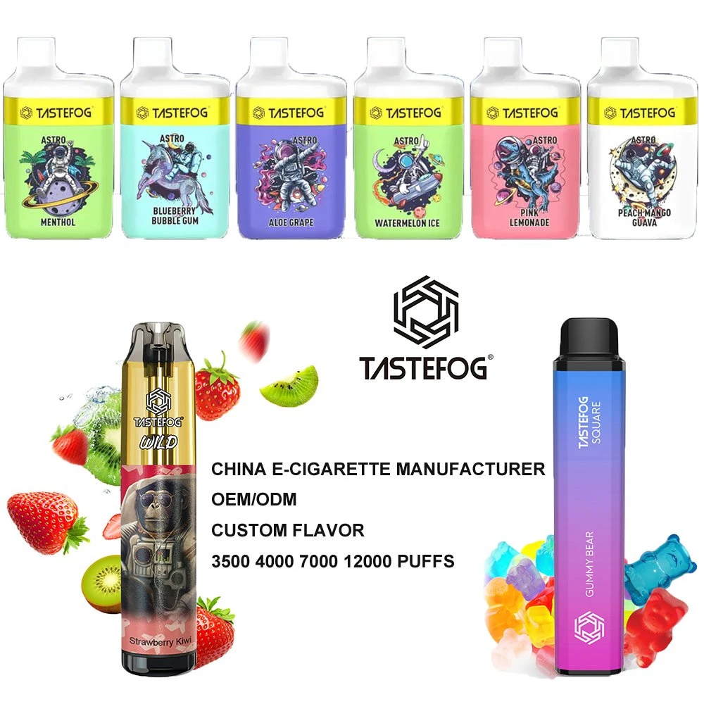 Vente en gros Vape Tastebrug à usage unique 800 2000 3000 4000 7000 12000 Formes souffles