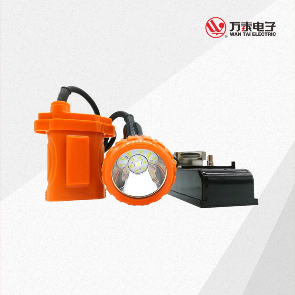 La tapa de batería recargable Fuente de luz LED Lámpara minera de la luz de la minera de carbón