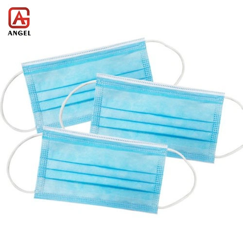 3ply Nonwoven Mask Blue/Black/White Mask