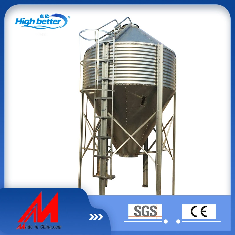 Hot Galvanized Pig Farm Feed Silo Big Capacity Silo