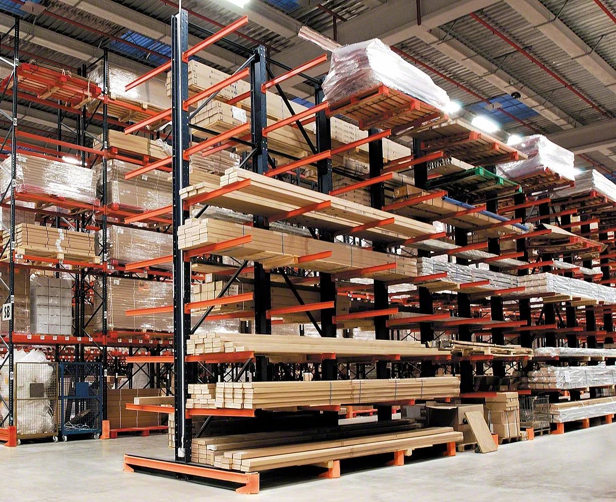 Heavy Duty Cantilever estantería tubular Rack