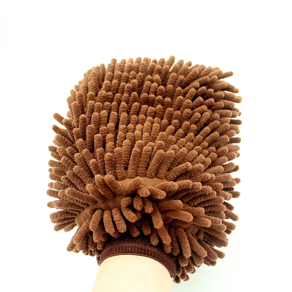 Multicolor Car Wash Wax Brush Glove Thick Coral Mitt with High quality/High cost performance 