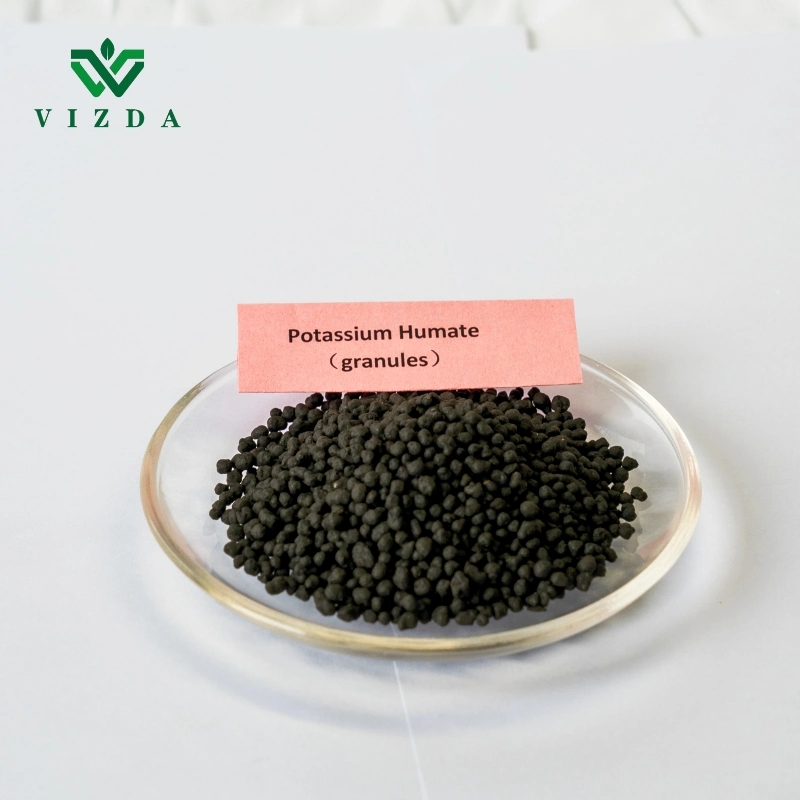 100% Soluble Potassium Humate Powder/Granular Fertilizer