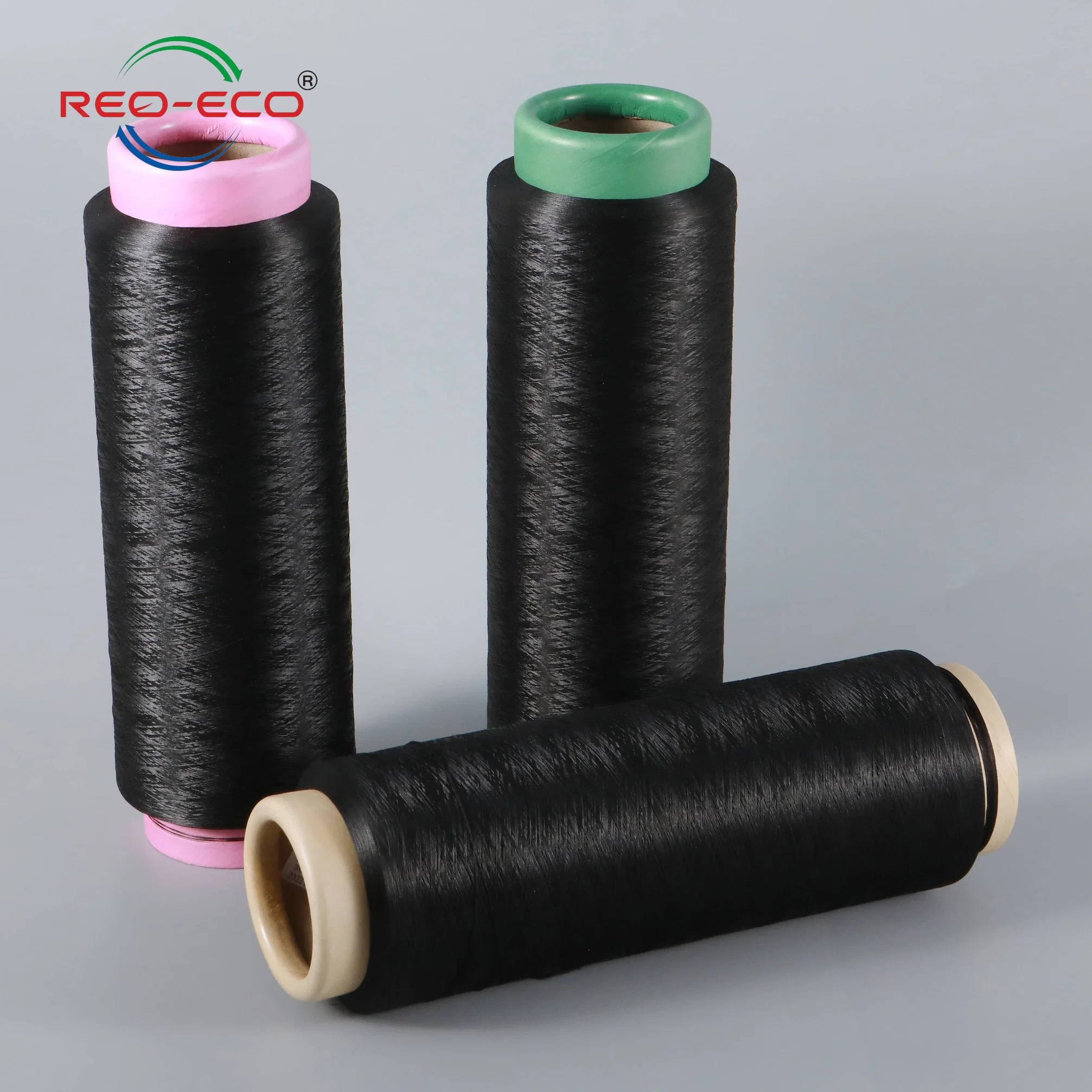 POY 100d/144f Eco Natural Recycled Polyester Yarn with Grs Oeko Certificate