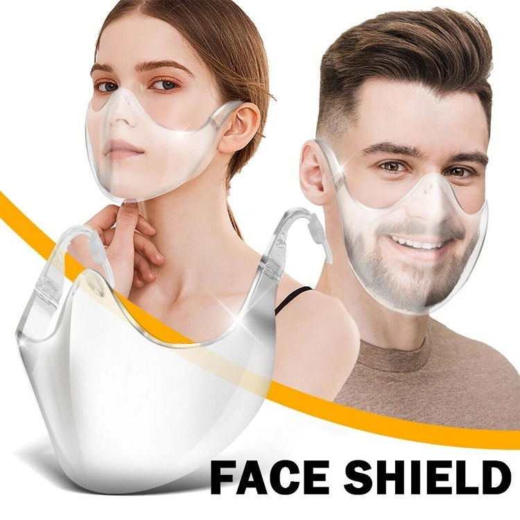 Nuevo diseño de Plástico Reutilizable Anti-Fog protector facial máscara protectora