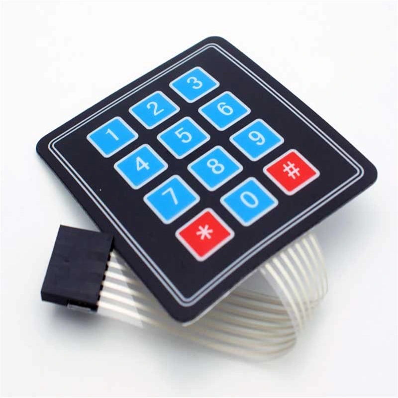 Embossing Tactile Button 3m Metal Dome Membrane Switch Keypads