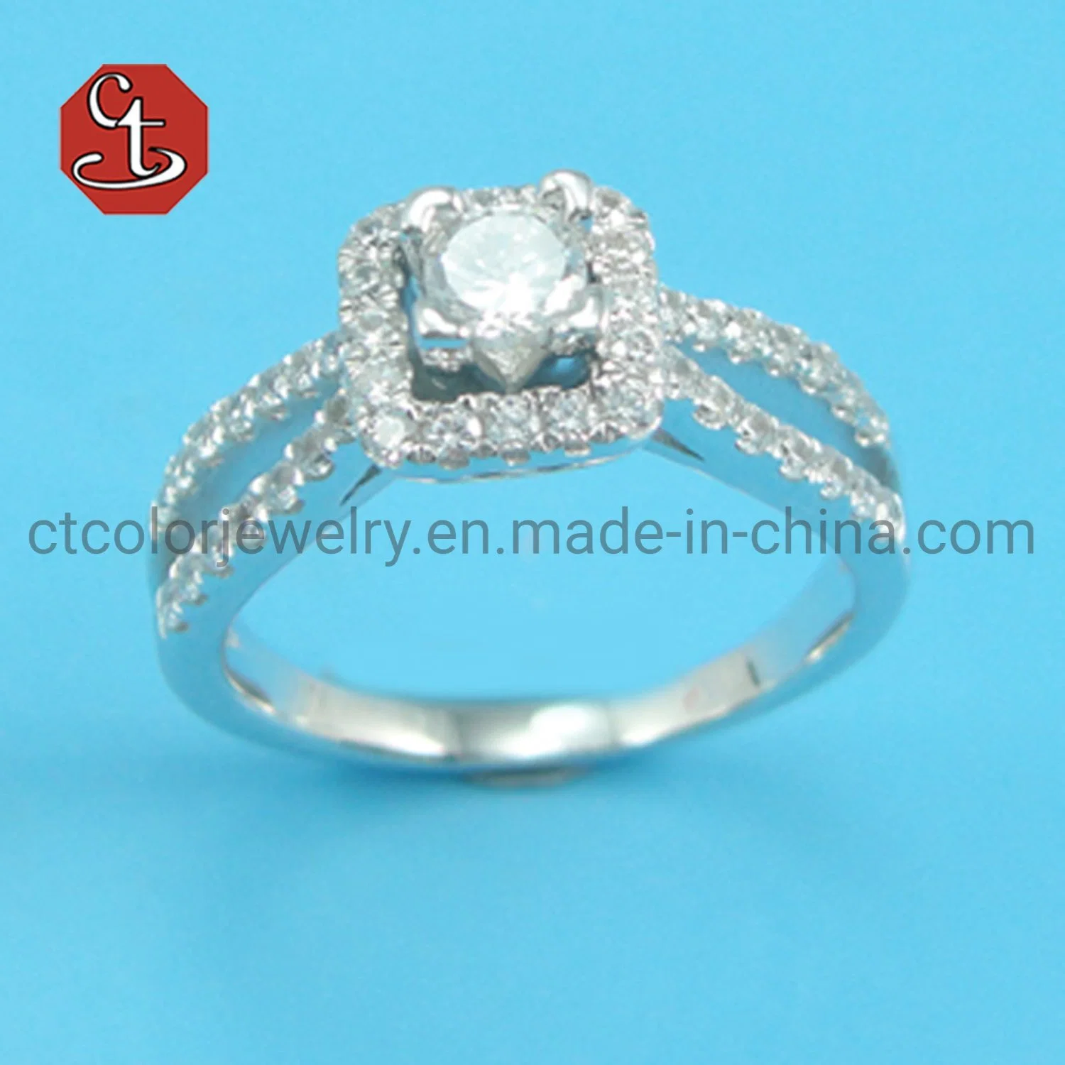 Simple Style Engagement&Wedding Oval Diamond Rings Jewelry For Women Gifts