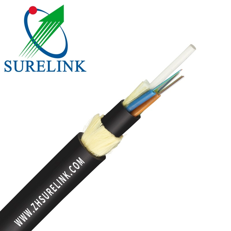 Outdoor FTTX Optical Fiber Flat Drop Cable with Center Loose Tube