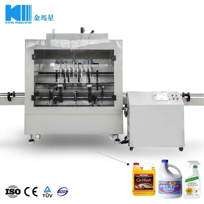 Chemical Liquid PE Bottle Filling and Packing Line