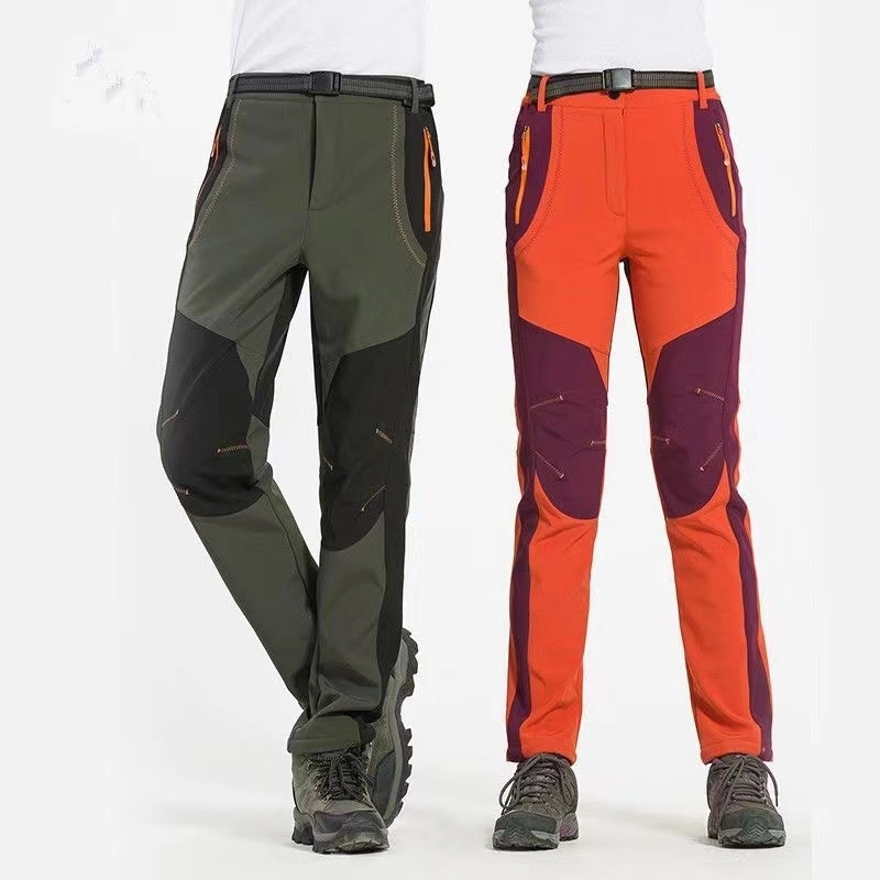 Yuemai 2023 New Fashion Outdoor Camping Sports Hiking Trousers Fleece Softshell Pants