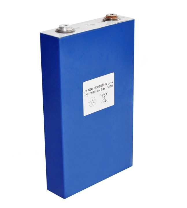 Hersteller LiFePO4 wiederaufladbare Lithium-Eisen-Phosphat 3,2V 100Ah Prismatische Batterie Zelle