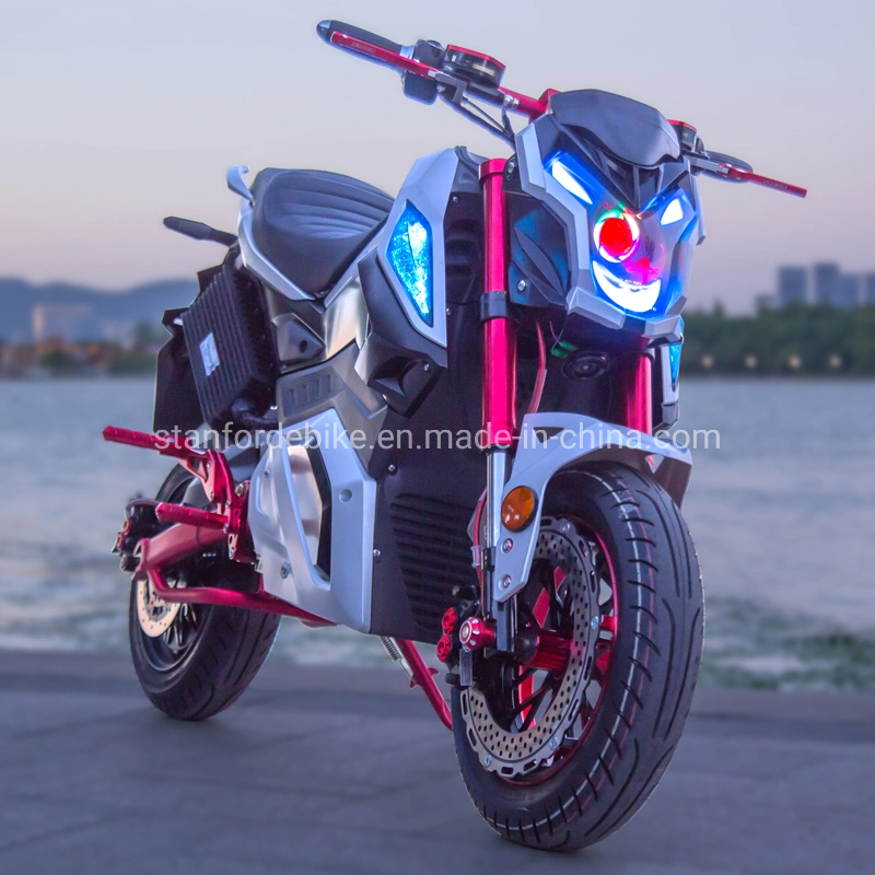 Más barato Scooter eléctrico de alta velocidad de 72V 20Ah Z6 de motocicleta eléctrica