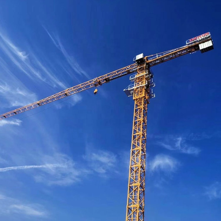 China Concrete Machinery 50m 6 Ton Equipment Mobile Electric Flat-Top Construction Machines Tower Crane