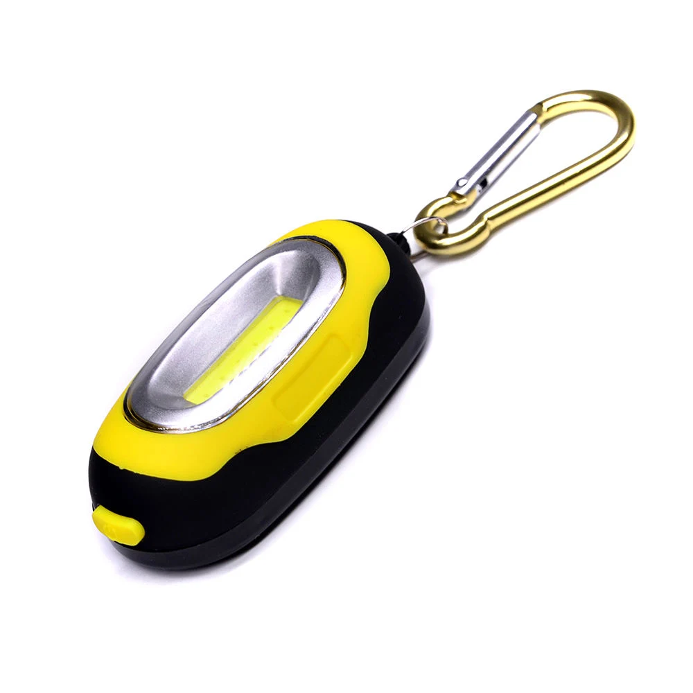 Hot Sell Souvenir Gifts Plastic COB LED Flashlight Torch Small Key Chain