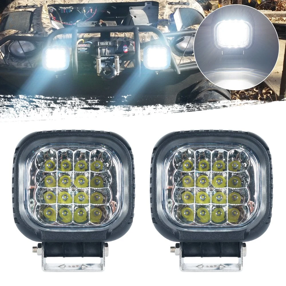 LED de luces de niebla Luces de conducción de la luz de la Mancha Blanca para el camión recolector SUV ATV UTV