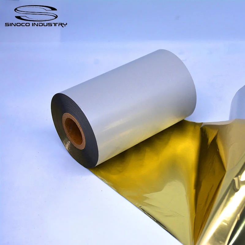 Factory Wholesale/Supplier Print Premium Metallic Gold Thermal Transfer Ribbon Resin for Zebra