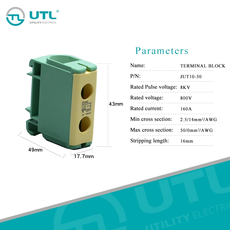 Large Current Aluminum Block Terminal Wiring Terminals Univeral Terminal Block