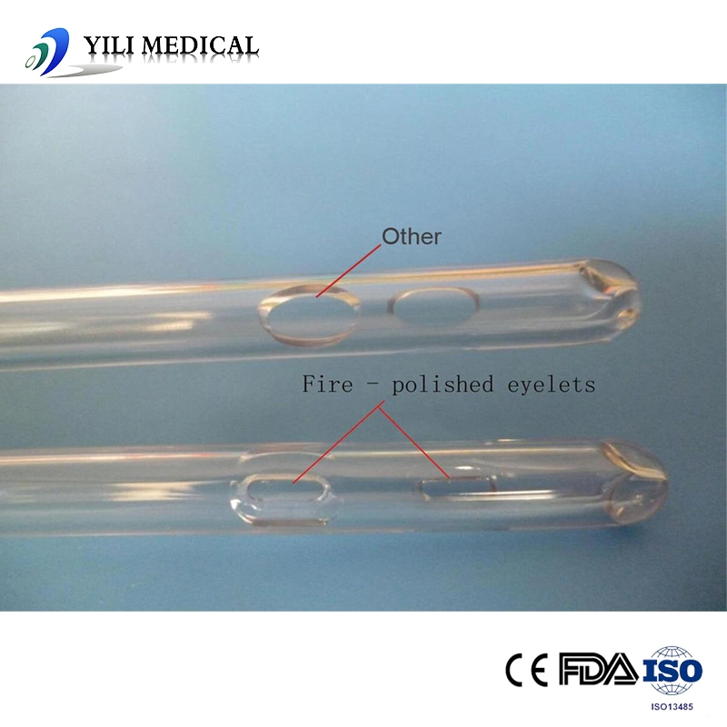 Medical Supply PVC Foley Catheter Insertion Coude Tip or Curved Tip