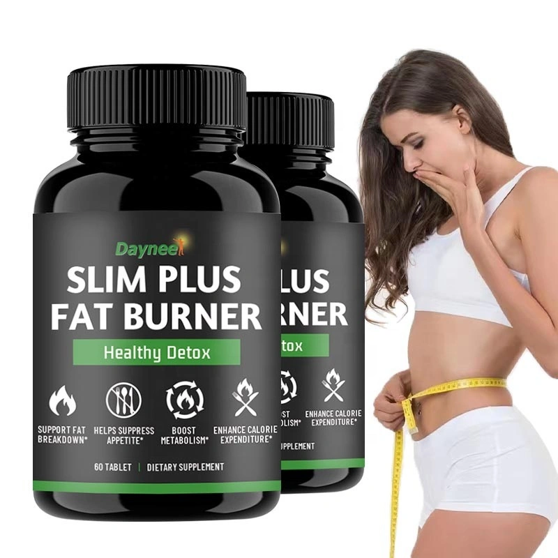 Suplemento OEM Slim Plus comprimidos de queimador de gordura Detox natural Cleanse Seu sistema para a perda de peso