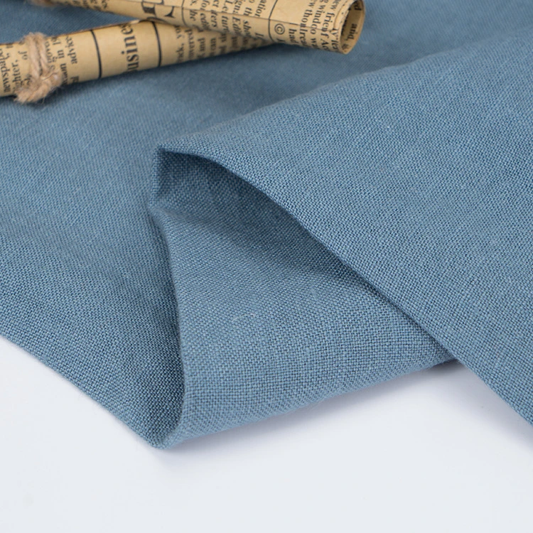 9s/200GSM Heavy Stonewash Soft 100% Pure Linen Fabric for Garment/Shirt/Trousers/Dress/Pant