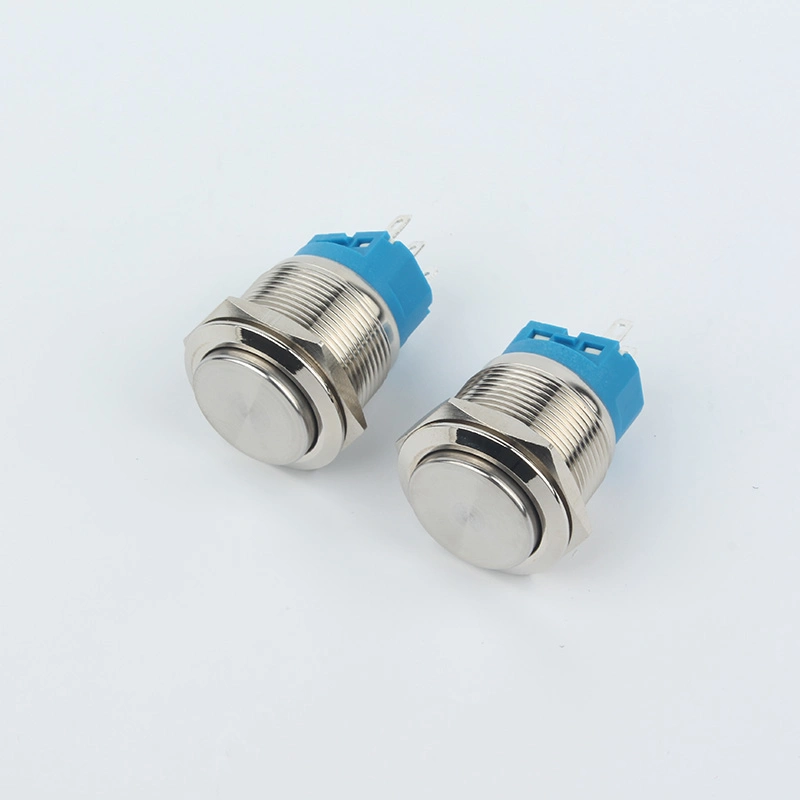 22mm Metal Anti-Vandal Waterproof 12V with Lights Stainless Steel Buttons Switch