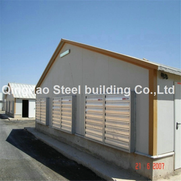 Open/Close Side Chicken Shed Poultry House Steel Structures Farm Building