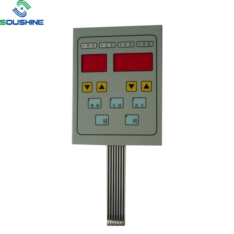 Low Price Custom Membrane Switch for Fuel Quality Sensor, 3m Metal Domes Membrane Switch