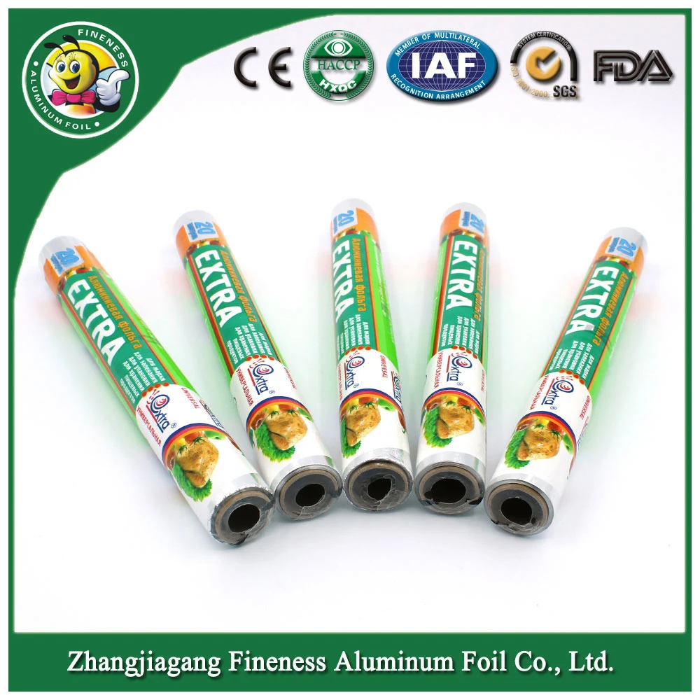 High quality/High cost performance Aluminum Foil with Shrink Film Packing Household Using Aluminium Coil Paper Roll