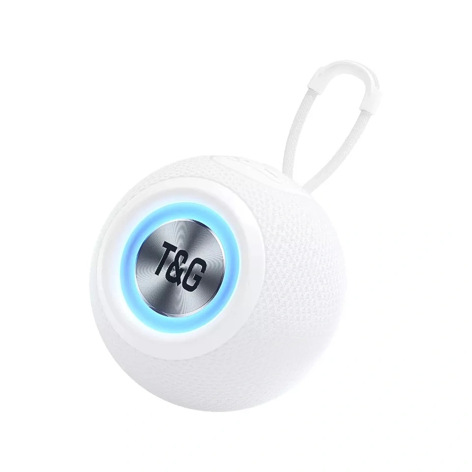 Tg337 New Portable Round Bt5.0 Mini 3D Stereo Surround Subwoofer Outdoor Waterproof Loudspeaker Tg337