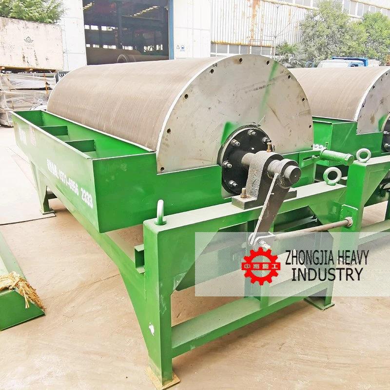 Iron Ore Magnetic Drum Separator for Quartz Sand Iron Removal