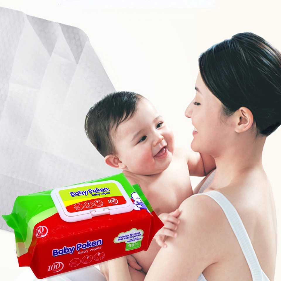 Disposable Flushable Baby Skin Care Wet Tissue Wipes for Children Baby Wet Wipes