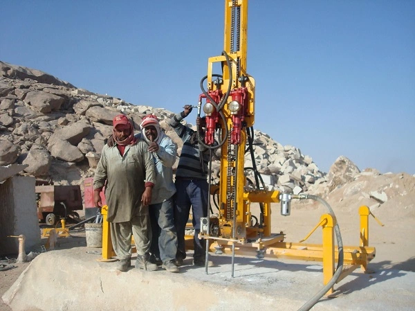 Quarry Stone Pneumatic Vertical Horizontal Rock Drill Rig for Rock