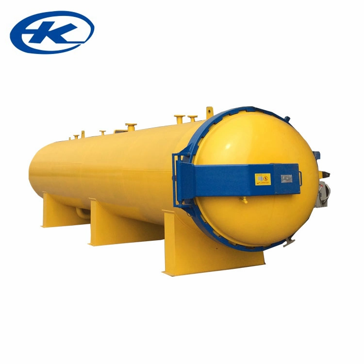 Siemenz PLC Rubber Vulcanizing Vulcanization Vulcanizer Hot High Pressure Steam Electric Autoclave