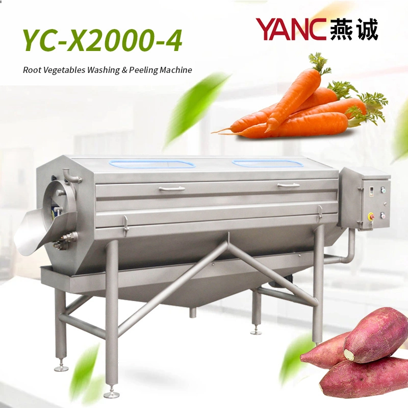 Les usines vendent des machines à laver les légumes commerciales de bonne qualité, des machines de nettoyage à bulles.