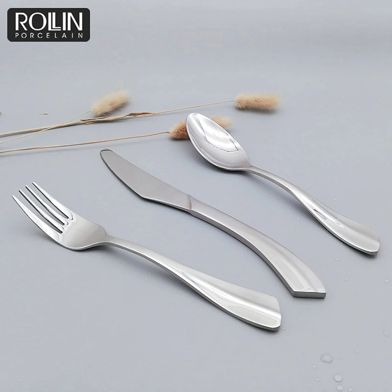 Brilliant Silver 18/10 Stainless Steel Cutlery, Wedding/Restaurant /Fork Spoon /Flatware/Set