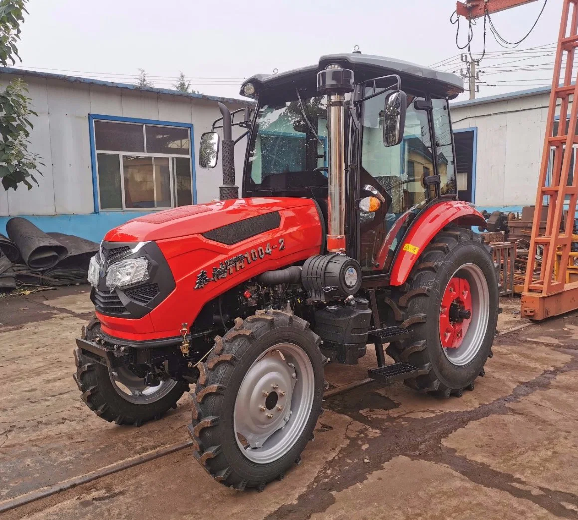 Precio barato 80Cv 4WD Compact Mini Tractor agrícola de césped de maquinaria agrícola