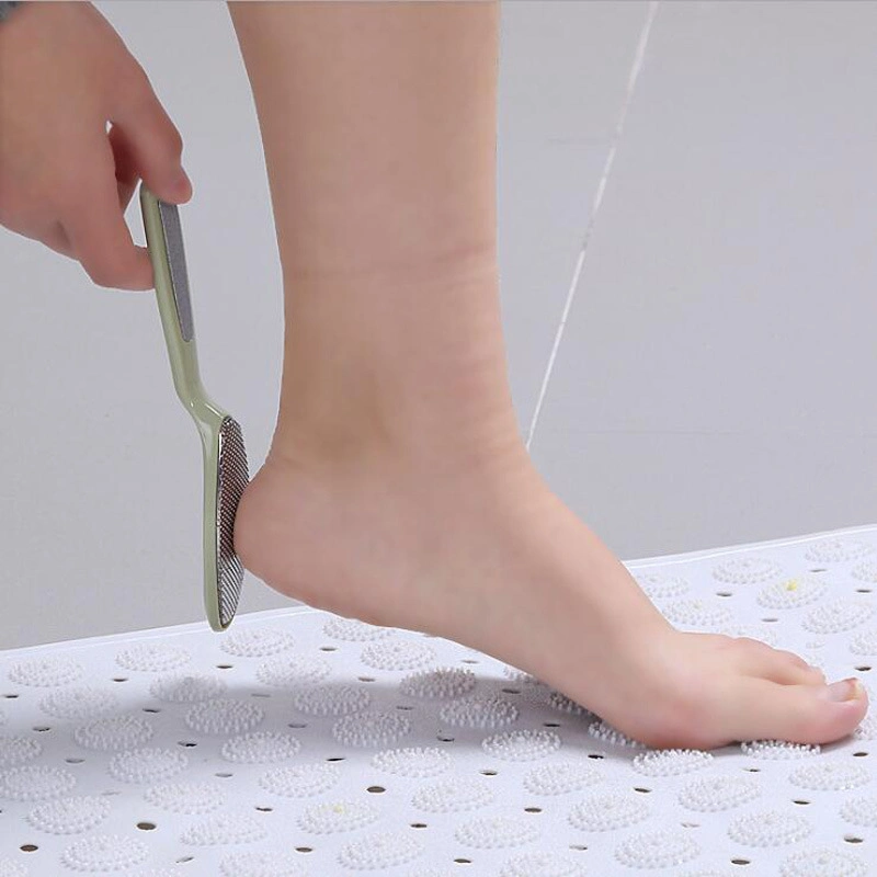 Plastic Handle Foot File Exfoliating Scrub Rub Board Dead Skin Removal Wbb12244