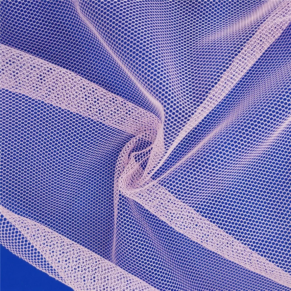 Wholesale/Supplier Polyester Matte Plain Warp Knit Soft Tulle Net Mesh Fabric for Home Textile