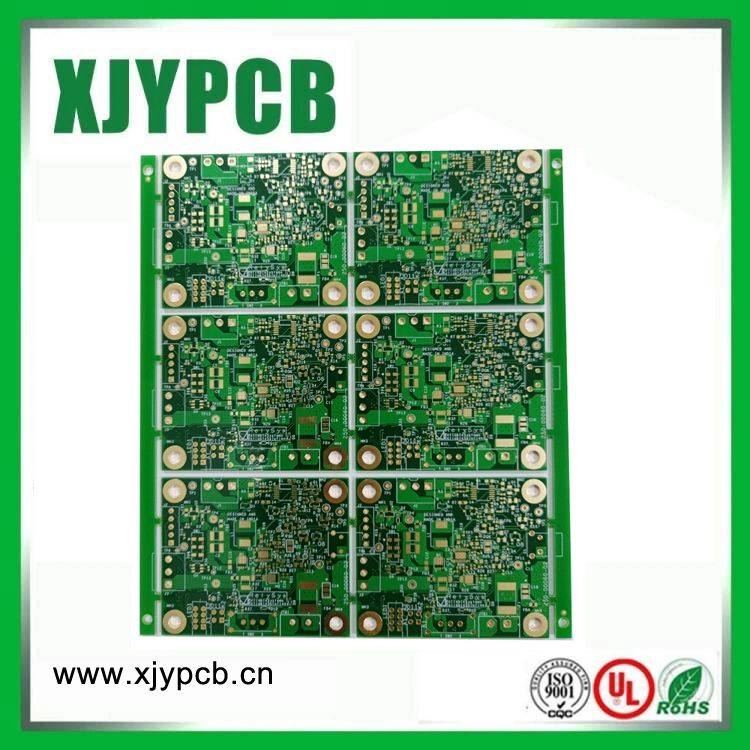 لوحة PCB من 6 طبقات لنظام الأمان بسُمك 1.6 مم