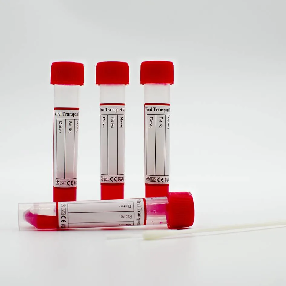 Viral Transport Media Virus Delivery Medium Vtm Kit & Nasopharyngeal Swab