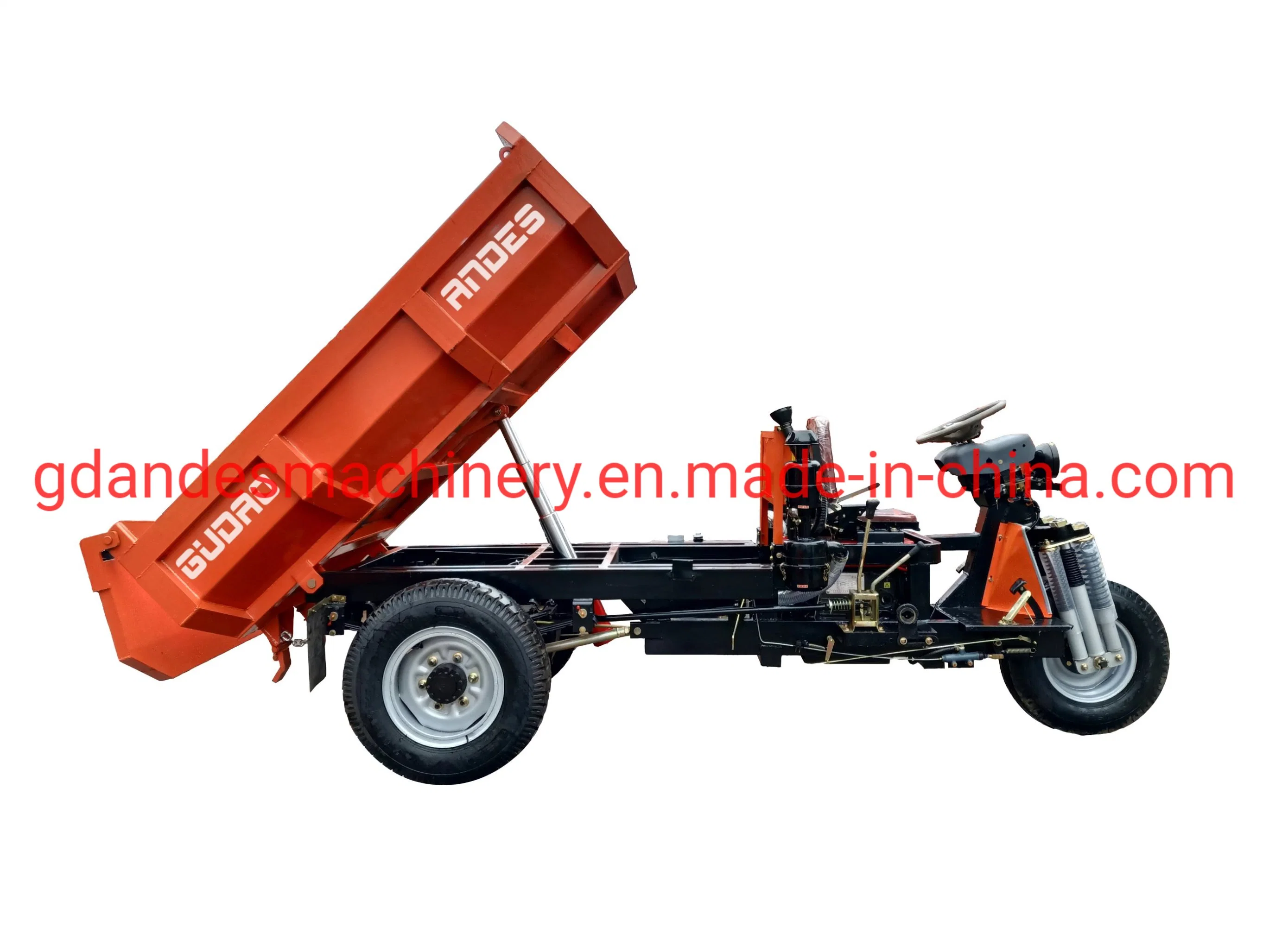 Dreirad Mini Dumper Truck verwendet in unterirdischen Gold Mine Transport