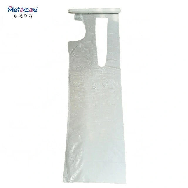 Customized Disposable Plastic Aprons Waterproof Medical Apron PE Apron