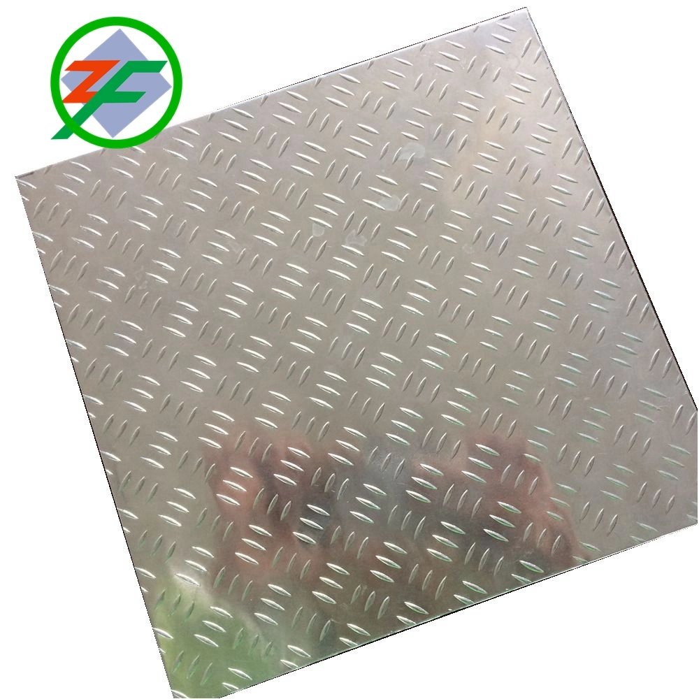 ASTM GB/T 1060 1050 1100 1200 1070 Stucco 3/5 Bars Aluminum Sheets/Plates with Customized Requirments for Anti-Slip Floor Decoration