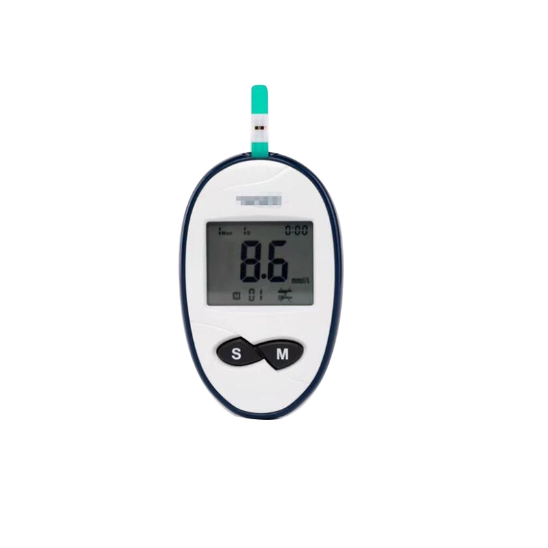 Medidor de azúcar en la pantalla LCD Monitor metros las tiras de prueba de glucosa en sangre monitores