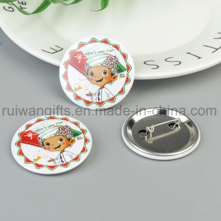 Custom Promotional Metal Pin Tin Badge, Button Badge for Promotional Gifts