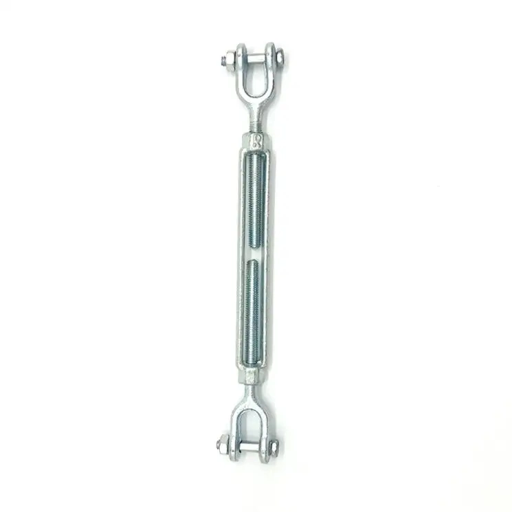 Wire Cable Turnbuckle Rigging Wire Rope Tensioner Galvanized Open Body Hook Eye Turnbuckle
